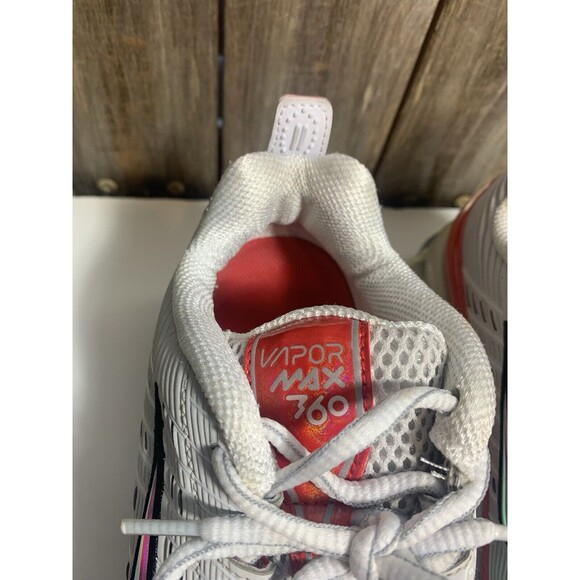 Nike Wmns Air Vapormax 360 Grey Red CK2719-001 Women's Shoe Size 6 - Picture 4 of 10
